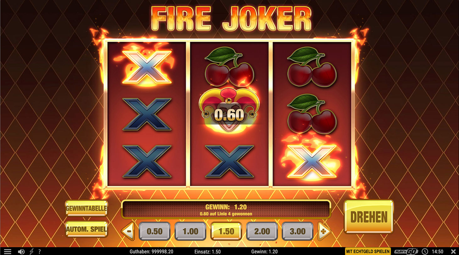 Fire Joker Spielautomaten Gewinn