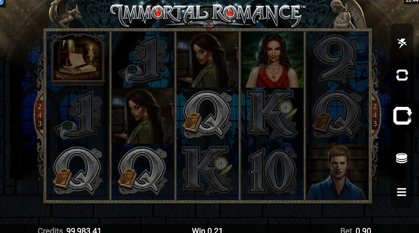 Immortal Romance Microgaming