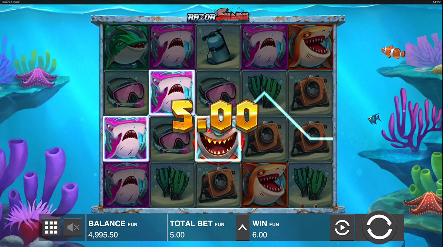 Razor Shark Spielautomaten Gewinn