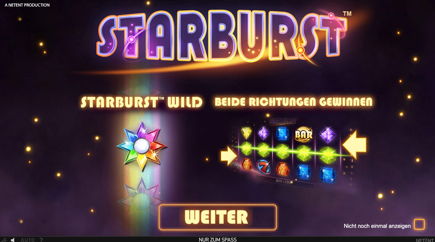 Starburst Spielautomaten