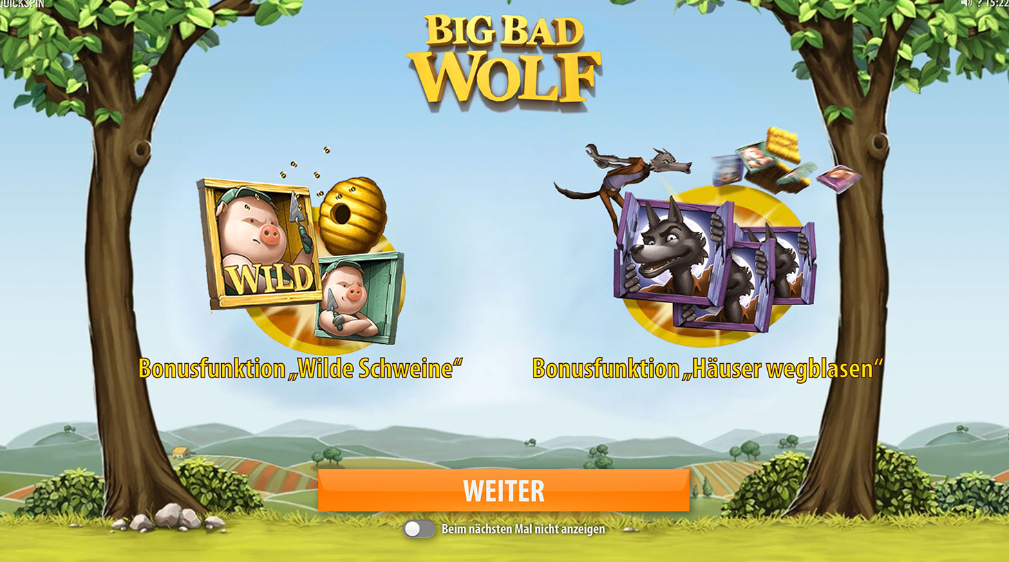 Big Bad Wolf Spielautomat