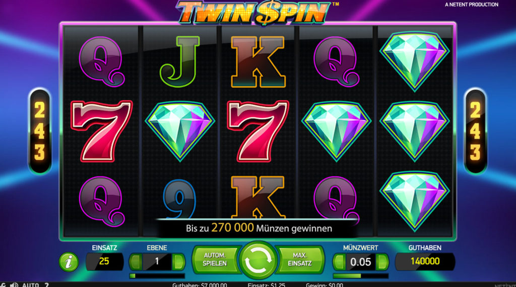 Twin-spin-slot