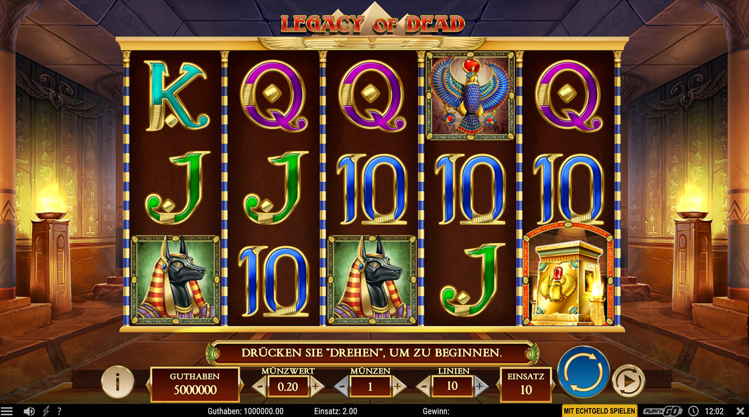 Legacy of Dead slot