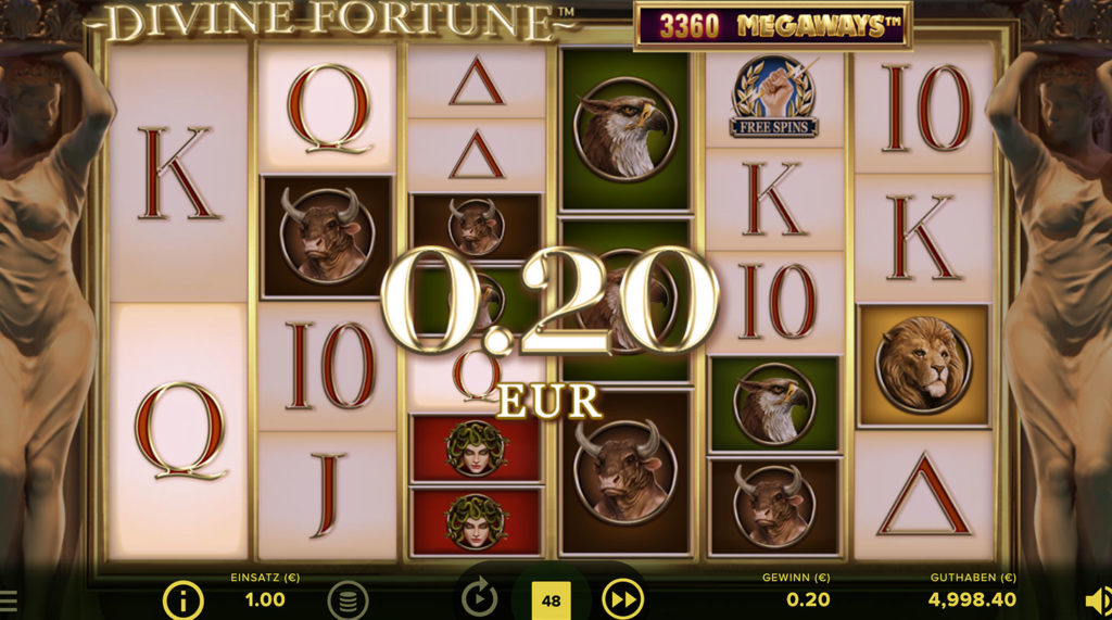 Divine-Fortune-Gewinn