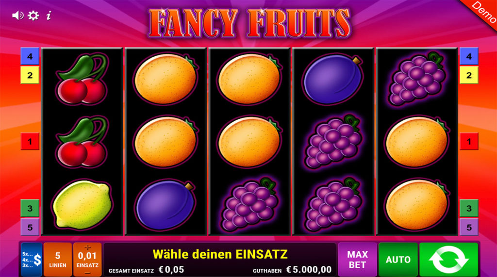 Fancy Fruits Spielautomat