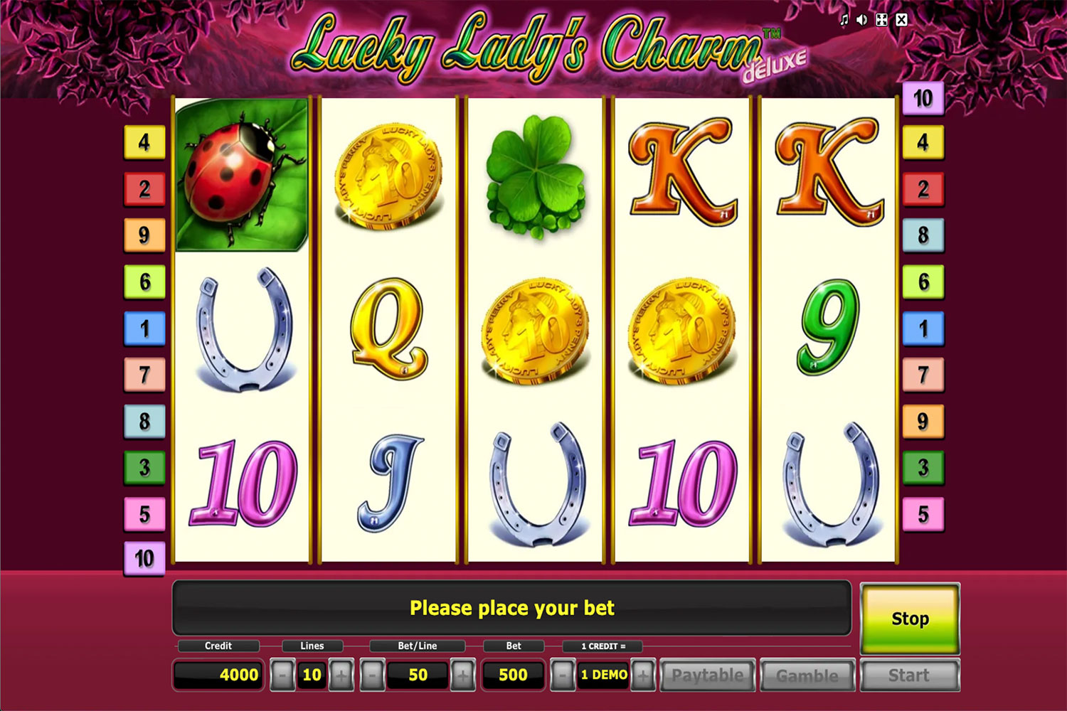 Lucky Ladys Charm spielautomat