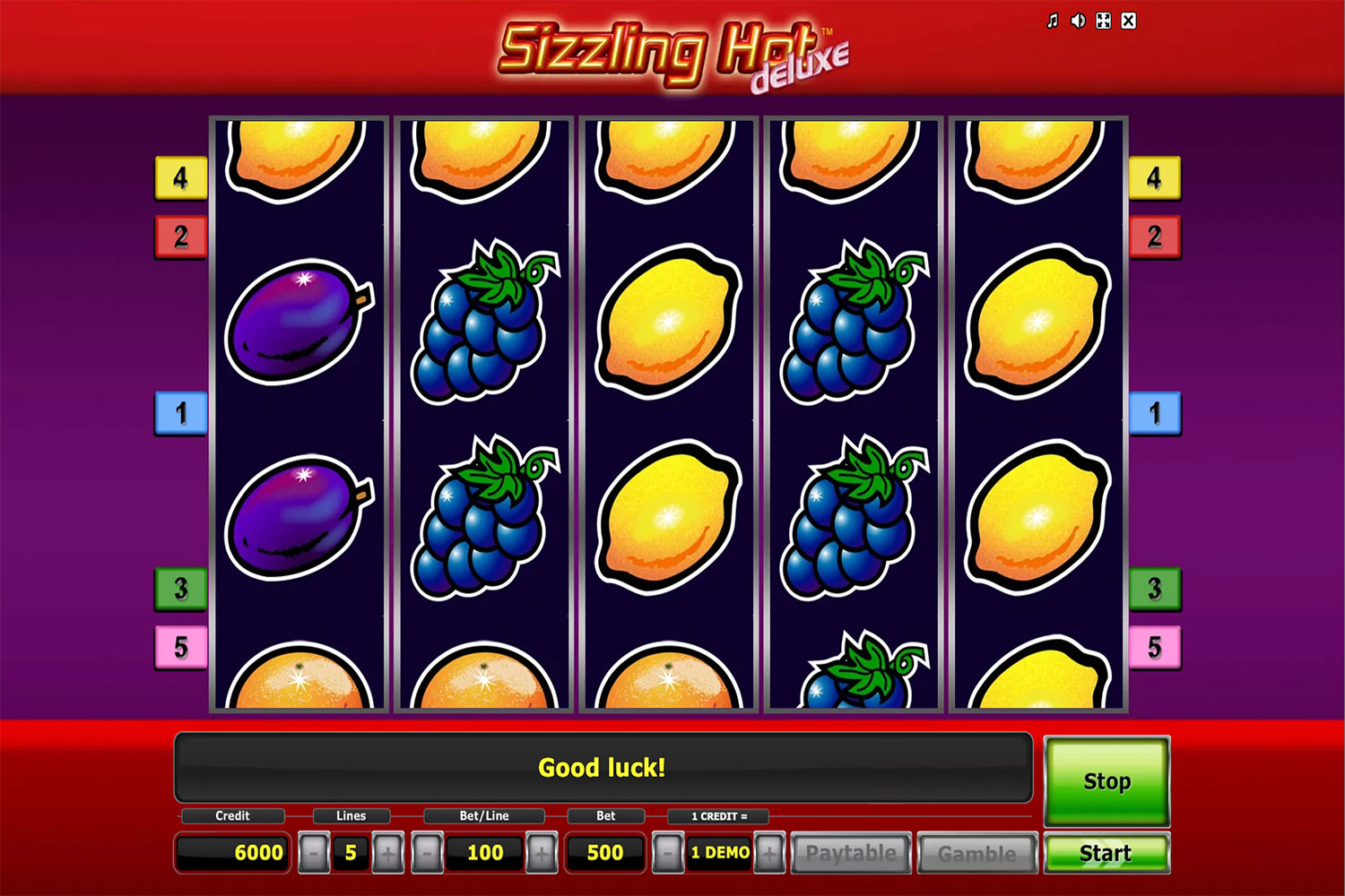 Sizzling Hot Deluxe slot