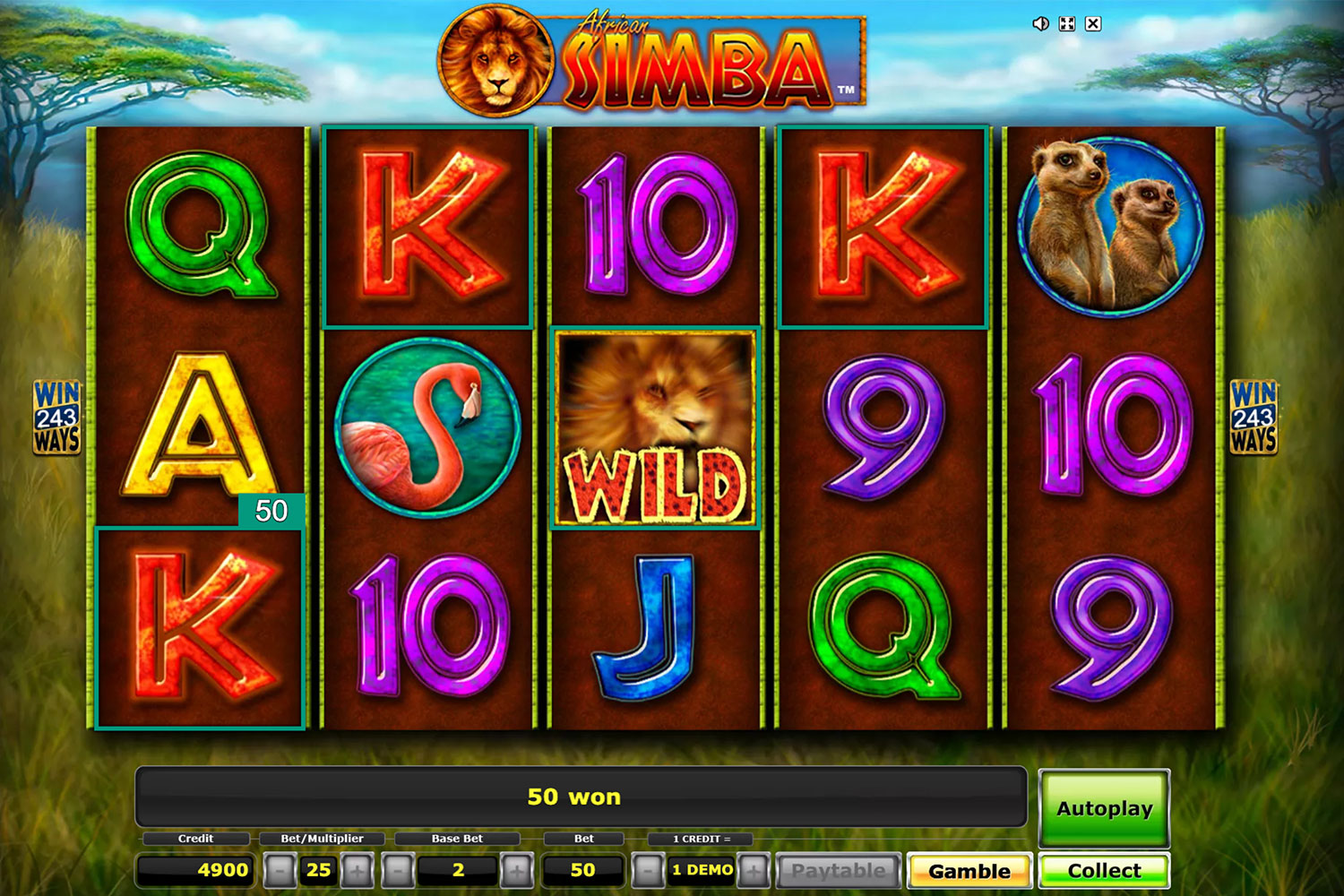 African Simba Slot